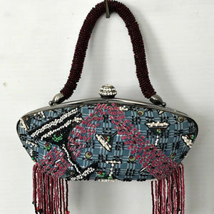 Designer Mary Frances Beaded Evening Bag